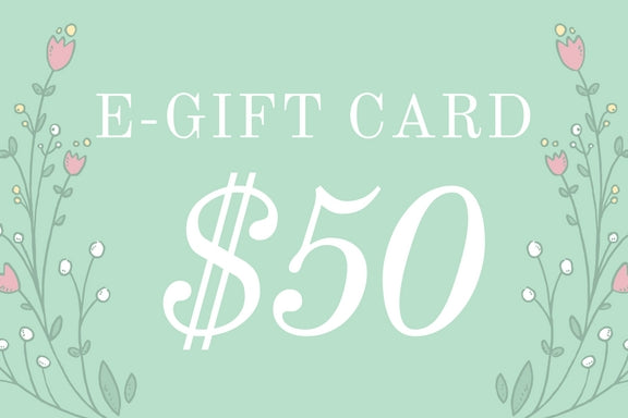 $50 E-Gift Card En Reverie Shop our online store today! Visit us today